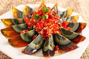 Century Eggs with Hot Pepper
